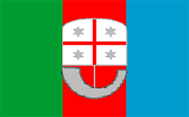 flag of Liguria - italy