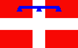flag of Piedmont - italy