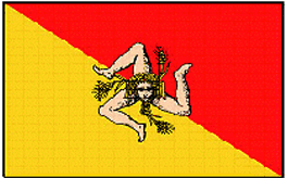 flag of Sicily - italy