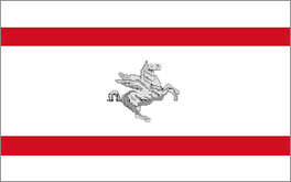 flag of Tuscany - italy