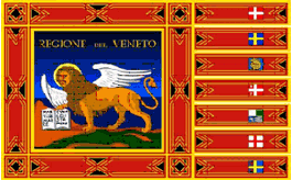 flag of Veneto - italy
