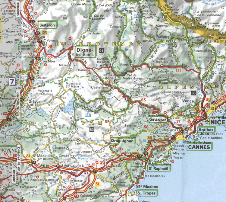 cannes map of cannes, st tropez, map of st tropez